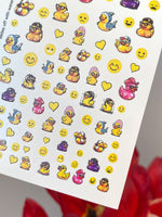 Duck Nail Decals — Cool Rubber Ducks with Sunglasses & Outfits | NCg-182 - UASLIDER