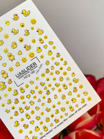 Duck Nail Decals — Rubber Ducks, Smiley Faces & Hearts | NCg-185 - UASLIDER