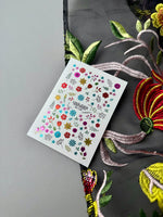 Floral Nail Decals — Metallic Wildflowers & Branches | MC-046 - UASLIDER
