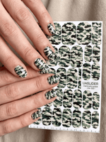 Green Camouflage Manicure Wraps — Classic Camo | mw-322 - UASLIDER