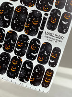 Halloween Bats & Pumpkins Manicure Wraps — Spiderwebs | mw-116 - UASLIDER
