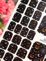 Halloween Pedicure Wraps — Pumpkins, Bats & Spiderwebs | pw-116 - UASLIDER