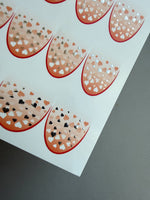 Heart Confetti Nail Decals — Full Nail Valentine Hearts | CF - 804 - UASLIDER