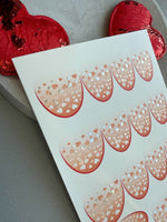 Heart Confetti Nail Decals — Full Nail Valentine Hearts | CF - 804 - UASLIDER