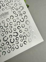Horseshoe Nail Decals — Silver Foil Lucky Horseshoes | Fs-304 - UASLIDER