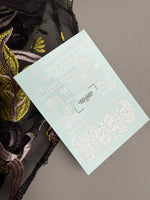Lace Nail Decals — White Bows, Hearts & Lace Strips | 770 - UASLIDER