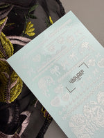 Lace Nail Decals — White Bows, Hearts & Lace Strips | 770 - UASLIDER