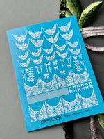 Lace Nail Decals — White Lace French Tips, Bows & Net Wraps | 790 - UASLIDER