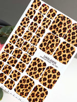 Leopard Pedicure Wraps — Warm Animal Print | pw-366 - UASLIDER