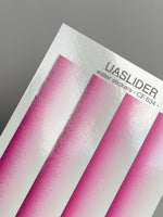 Nail Decal Stickers — Hot Pink Silver Foil Gradient Strips | CF-634 - UASLIDER