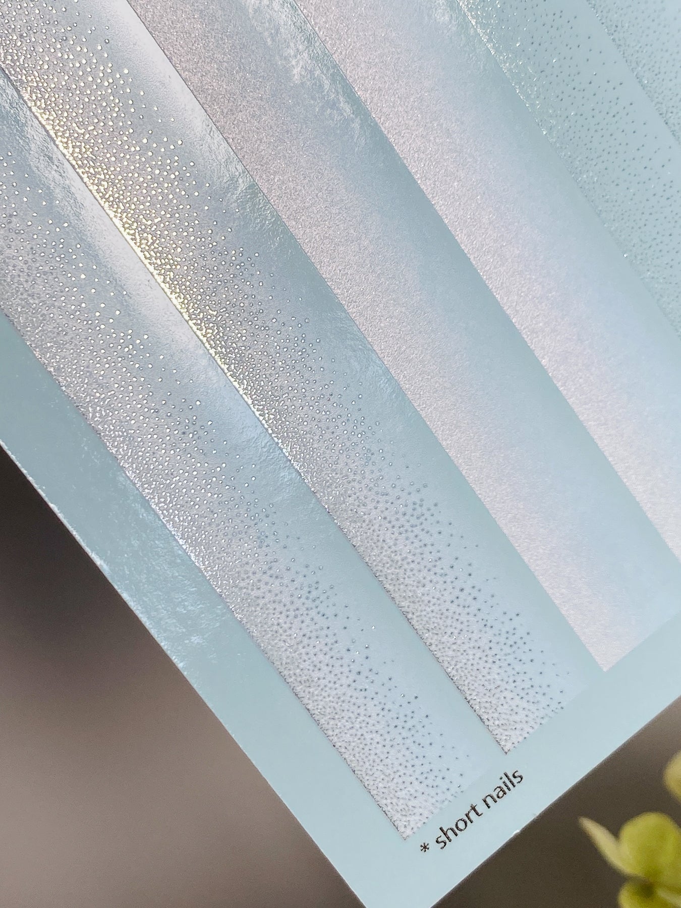 Nail Decal Stickers — Silver Foil Gradient Strips | CF-633 - UASLIDER