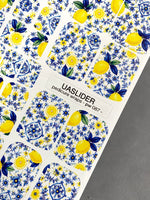 Pedicure Wraps — Amalfi Lemon Tile | PW-087 - UASLIDER