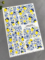 Pedicure Wraps — Amalfi Lemon Tile | PW-087 - UASLIDER
