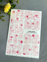 Pedicure Wraps — Blush Marble Petal | PW-080 - UASLIDER