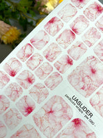 Pedicure Wraps — Blush Marble Petal | PW-080 - UASLIDER