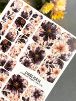 Pedicure Wraps — Bold Dahlia Bloom | PW-076 - UASLIDER