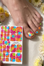 Pedicure Wraps — Citrus Slice Rainbow | PW-086 - UASLIDER