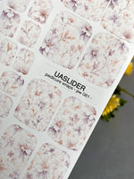 Pedicure Wraps — Faded Lilac Botanical | PW-081 - UASLIDER