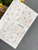 Pedicure Wraps — Faded Lilac Botanical | PW-081 - UASLIDER