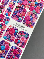 Pedicure Wraps — Photoreal Bouquet Burst | PW-085 - UASLIDER