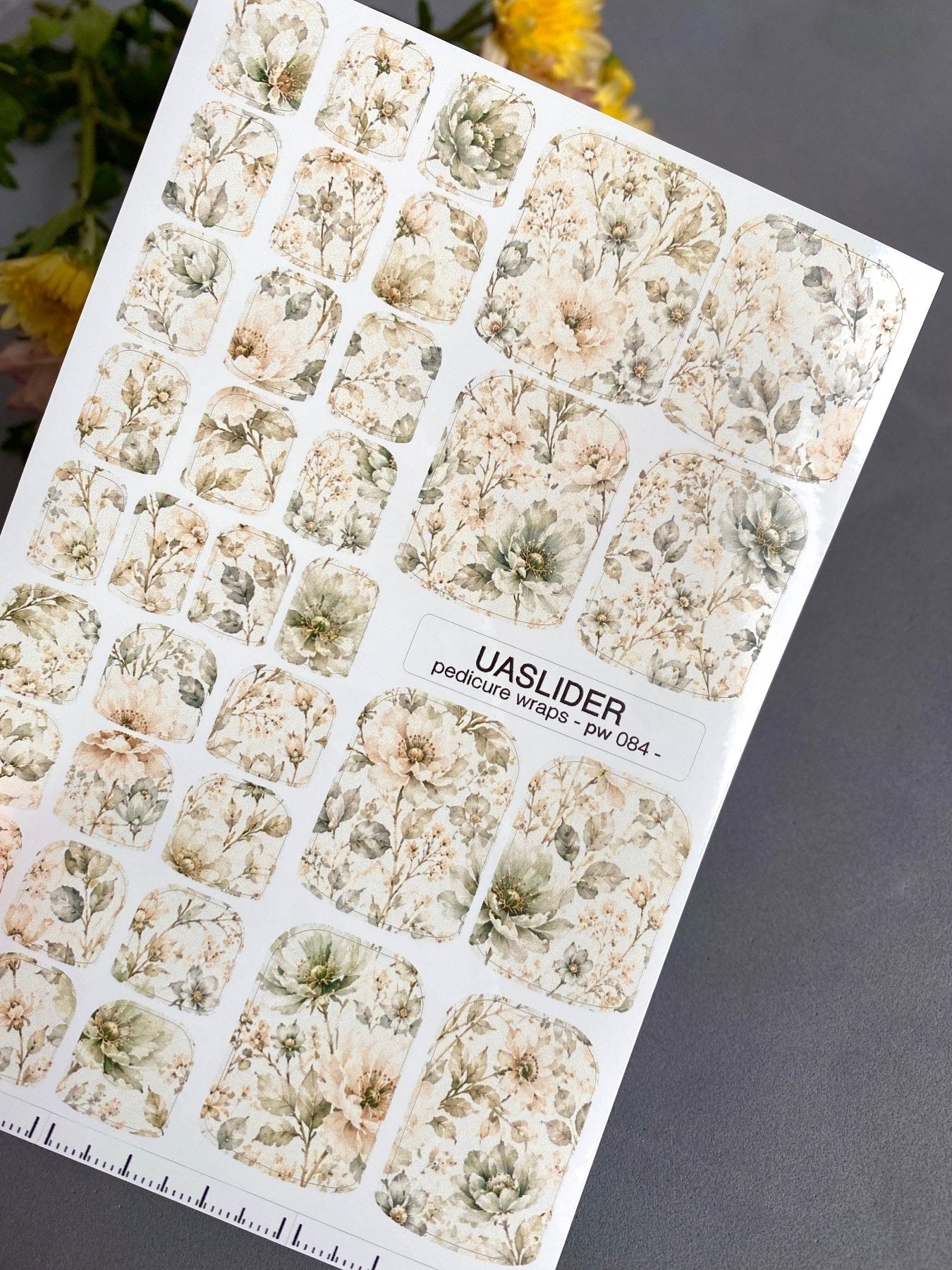 Pedicure Wraps — Sage Meadow Botanical | PW-084 - UASLIDER