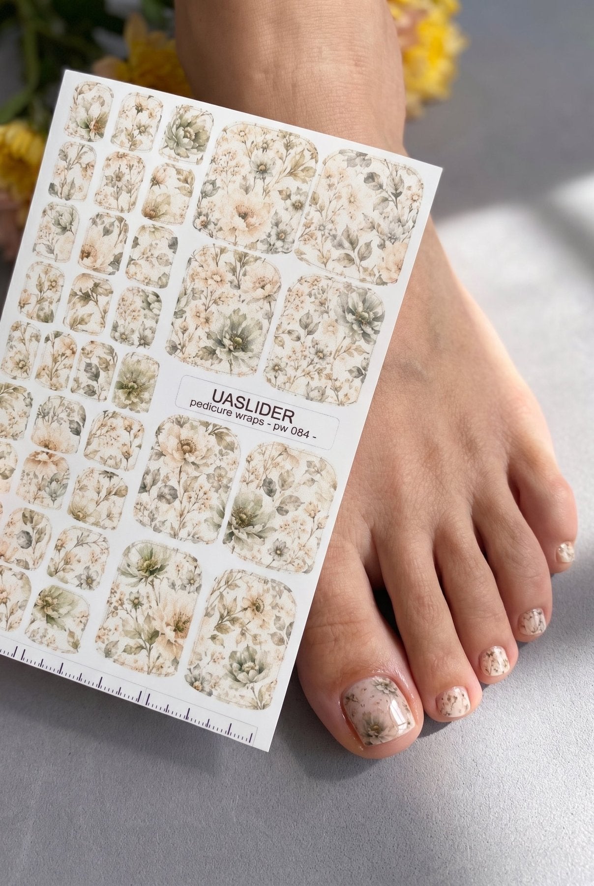 Pedicure Wraps — Sage Meadow Botanical | PW-084 - UASLIDER