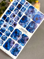Pedicure Wraps — Vivid Blue Petunia | PW-077 - UASLIDER