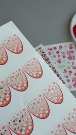 Heart Confetti Nail Decals — Full Nail Valentine Hearts | CF-804