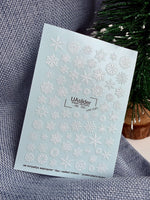 Snowflake Nail Decals — White Winter Snowflakes No Cut | NC - 150 - UASLIDER