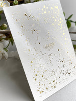Splatter Nail Decals — Gold Foil Paint Splash | Fg - 234 - UASLIDER