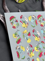 Summer Nail Decals — Watermelon, Pineapple & Flamingo | MC-057 - UASLIDER