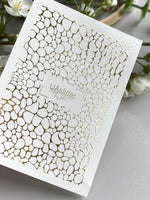 Texture Nail Decals — Gold Foil Pebble Cell Pattern | Fg - 277 - UASLIDER