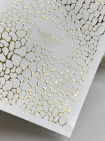 Texture Nail Decals — Gold Foil Pebble Cell Pattern | Fg - 277 - UASLIDER