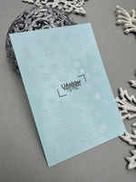 Winter Nail Decals — Snowflake Nail Stickers & Silver Foil | CF-779 - UASLIDER