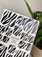 Zebra Print Pedicure Nail Wraps — Black & White Animal Pattern | MWC-053 - UASLIDER
